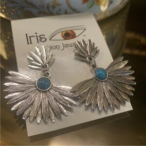 Turquoise Statement Earrings